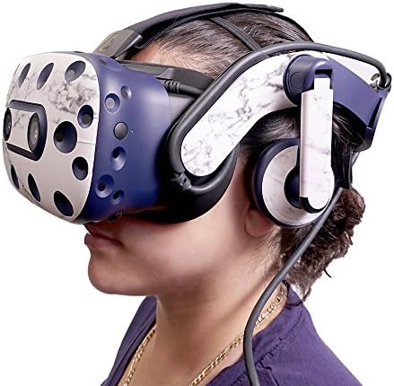 עור אדיסקינס תואם אוזניות HTC Vive Pro VR - עץ מגולף | כיסוי עטיפת מדבקות ויניל מגן, עמיד וייחודי ויניל